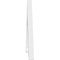 Ekena Millwork Pitch Cena Architectural Grade PVC Gable Pediment, 36"W x 12"H x 1"P (8/12) GPP036X012X100CEN - alternate 5